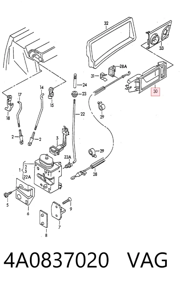  4A0837020 VAG