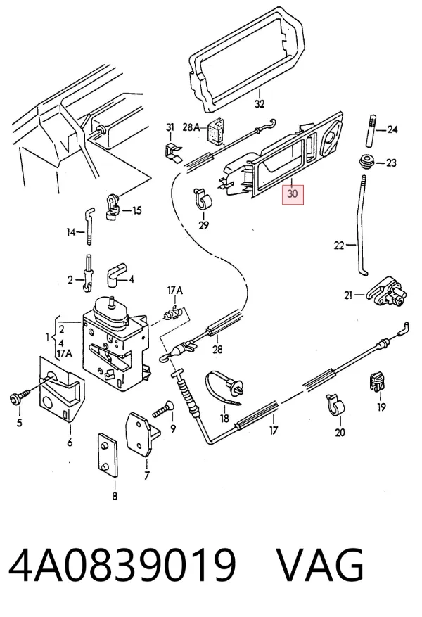  4A0839019 VAG