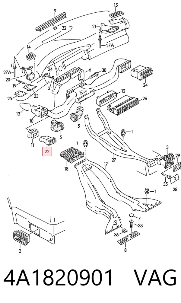  4A1820901 VAG