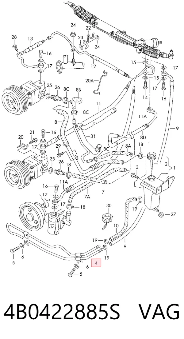  4B0422885S VAG