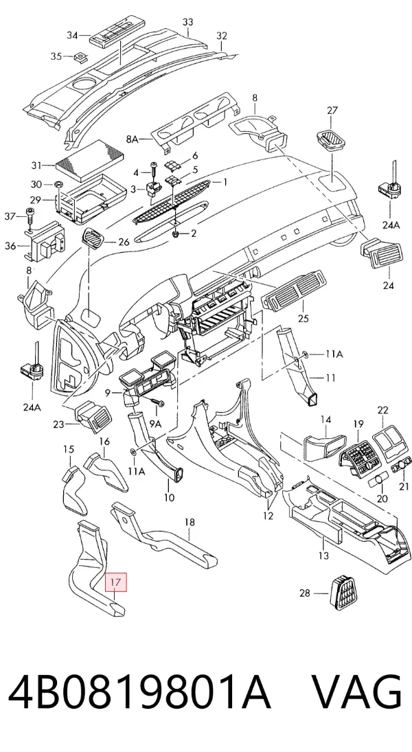  4B0819801A VAG
