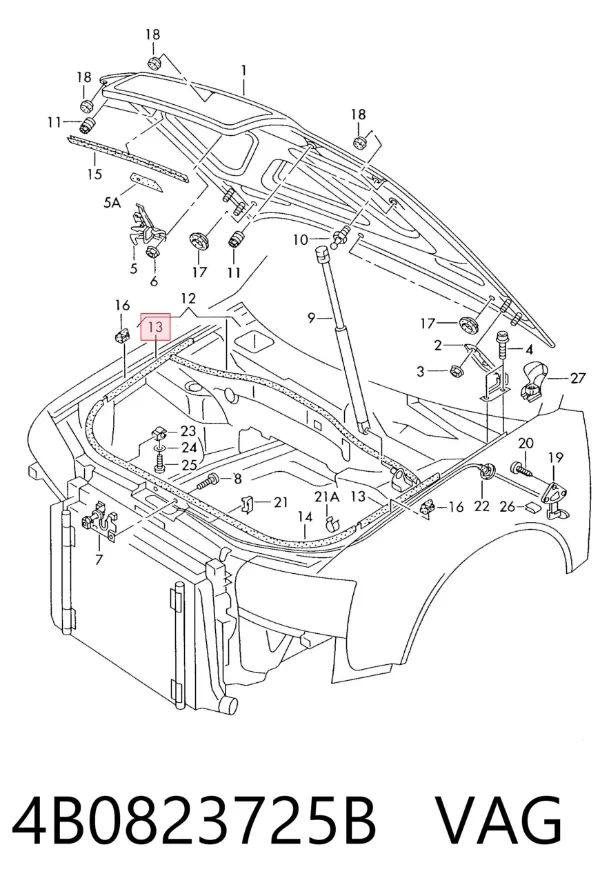  4B0823725B VAG