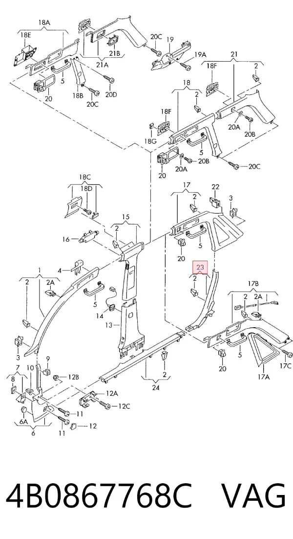  4B0867768C VAG