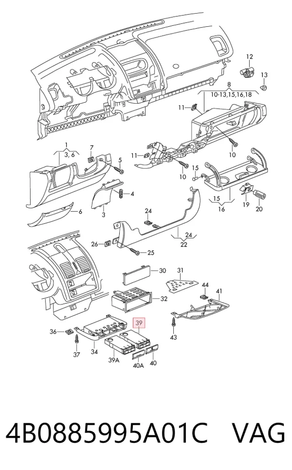  4B0885995A01C VAG
