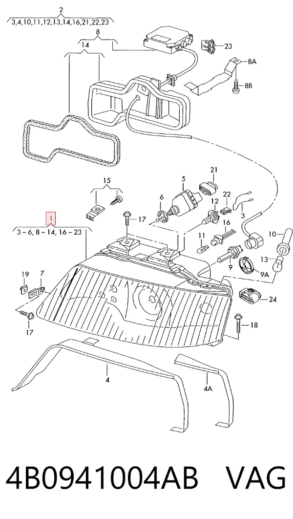  4B0941004AB VAG
