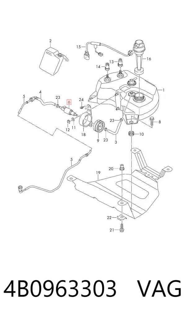 Паливний насос автономного обігрівача 4B0963303 VAG