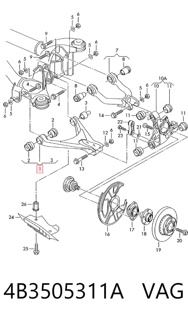  4B3505311A VAG
