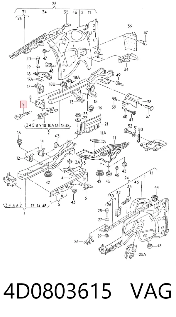  4D0803615 VAG