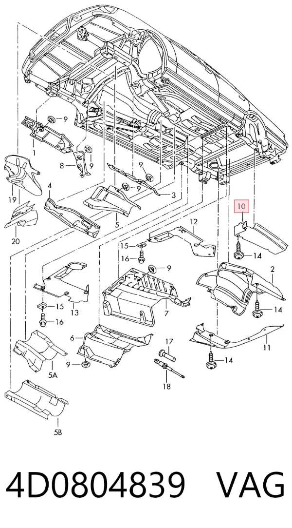  4D0804839 VAG
