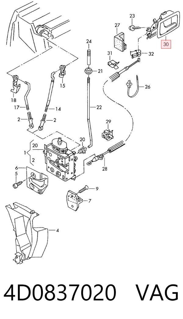  4D0837020 VAG
