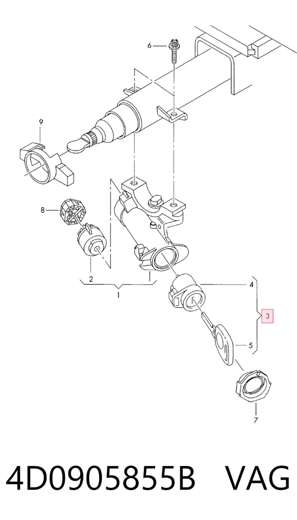  4D0905855B VAG
