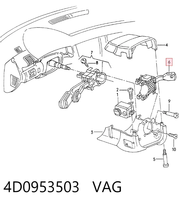 4D0953503 VAG