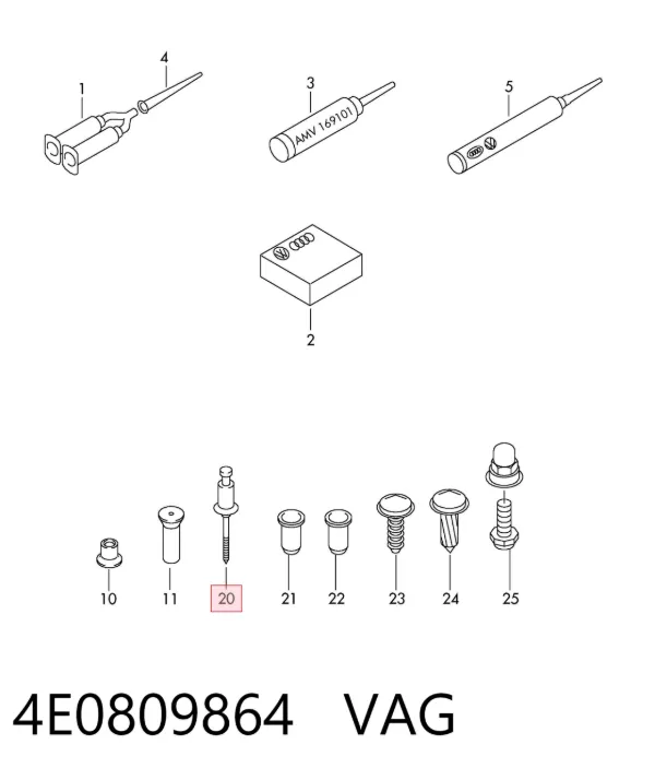  4E0809864 VAG