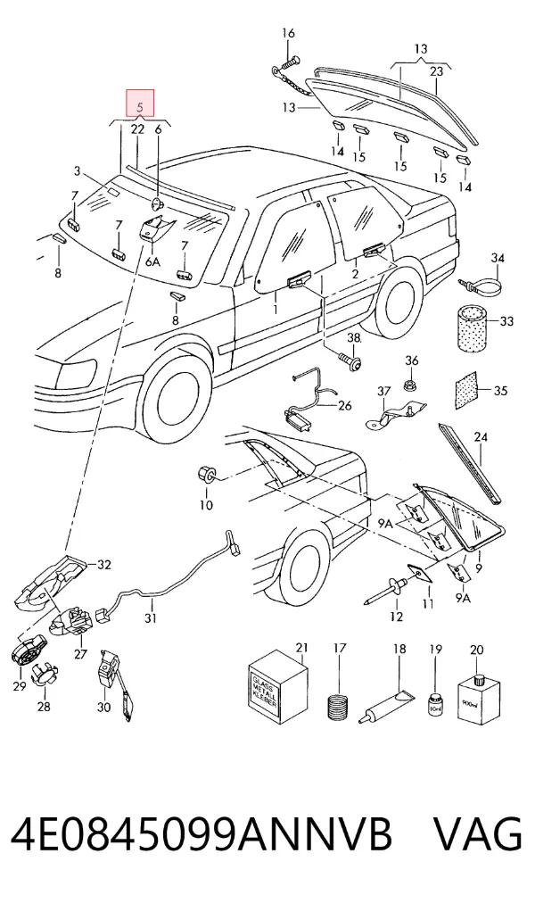 Лобове скло AB63629A XYG