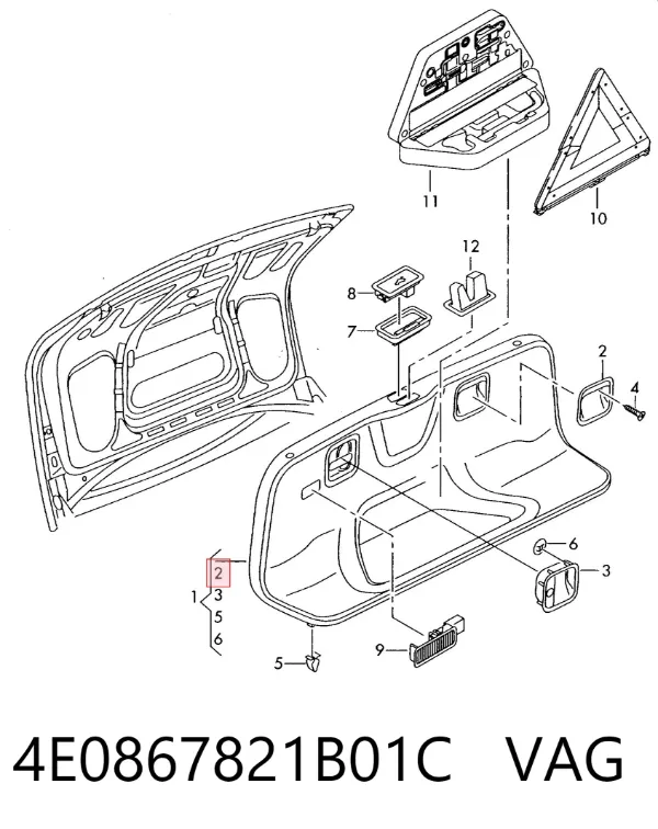  4E0867821B01C VAG