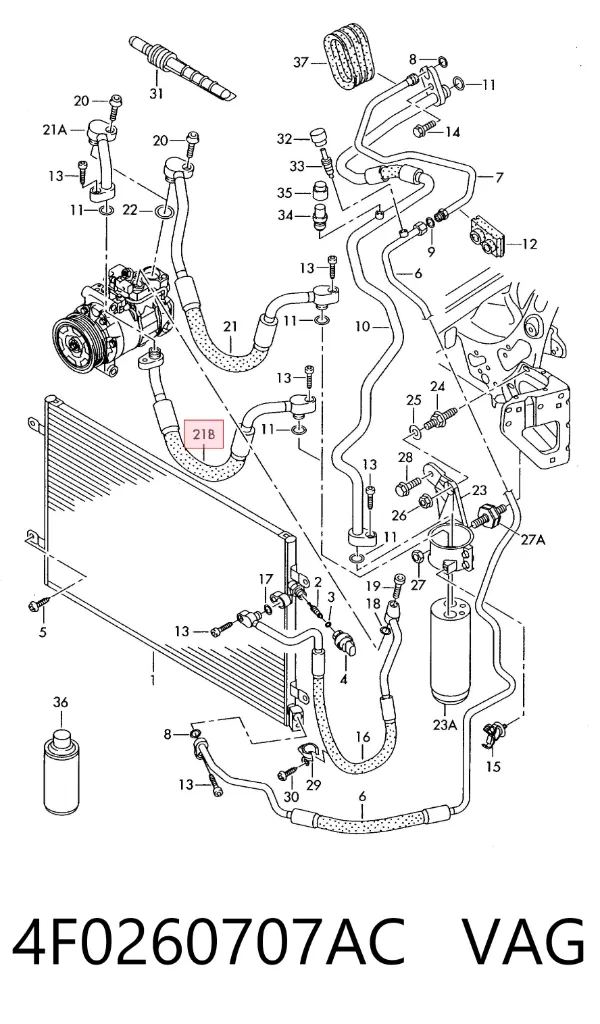  4F0260707AC VAG