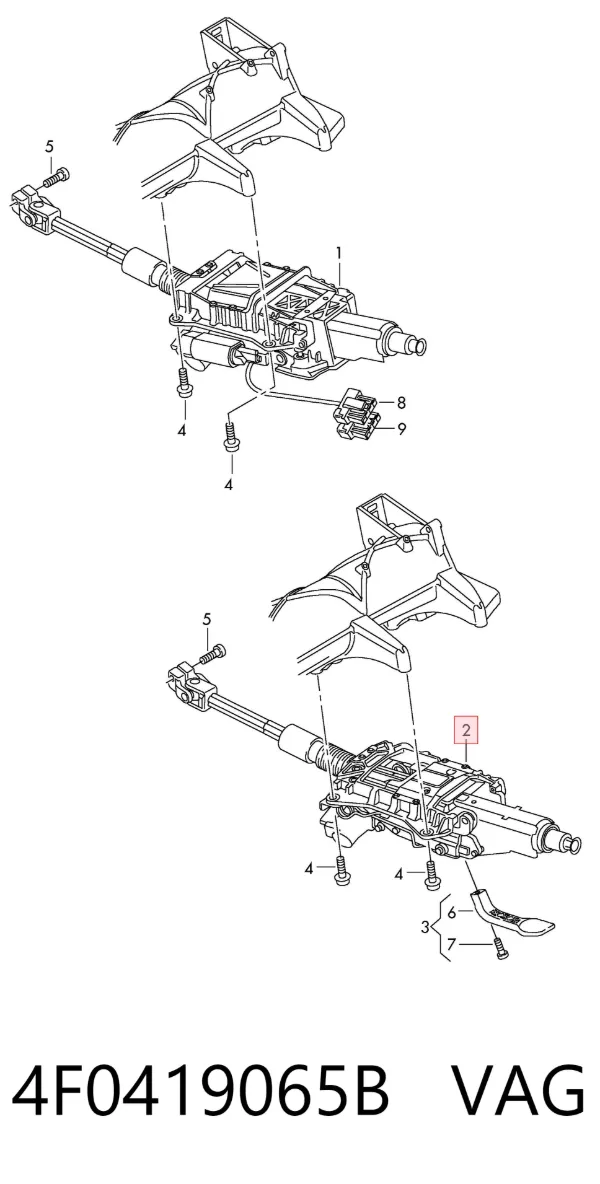 Рульова колонка 4F0419065B VAG