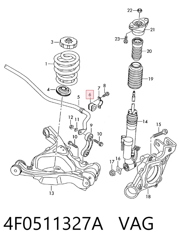  4F0511327A VAG
