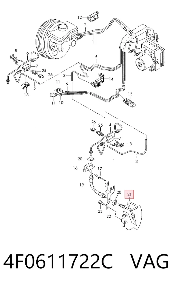  4F0611722C VAG