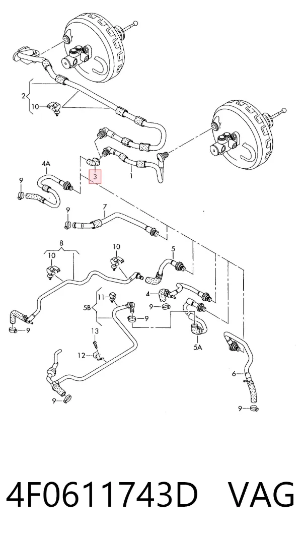  4F0611743D VAG