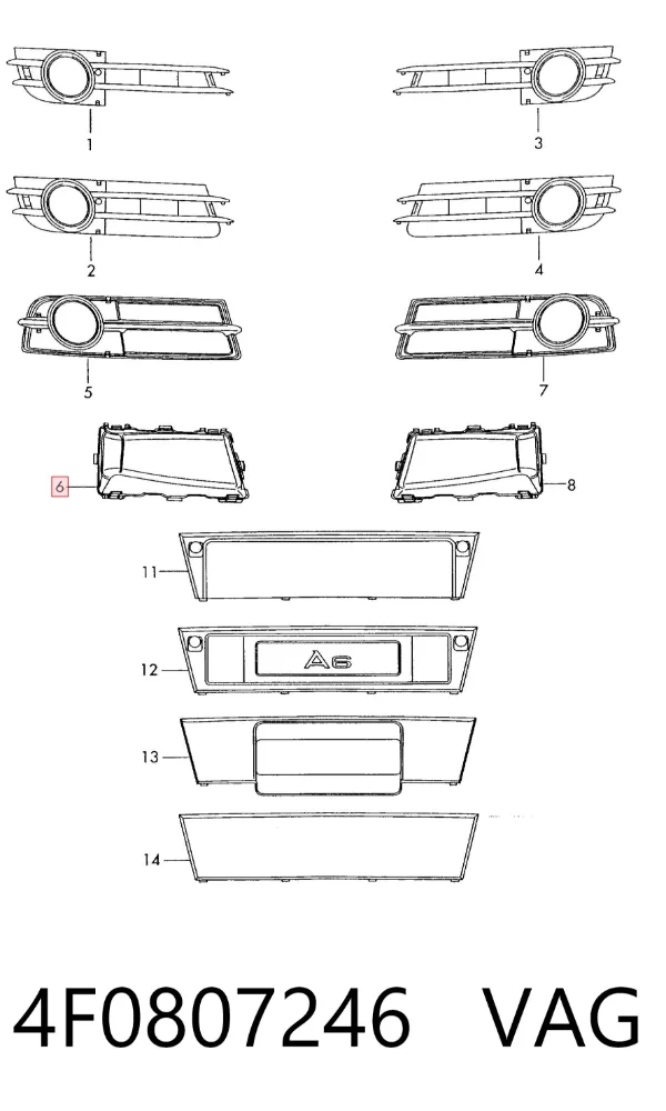  4F0807246 VAG
