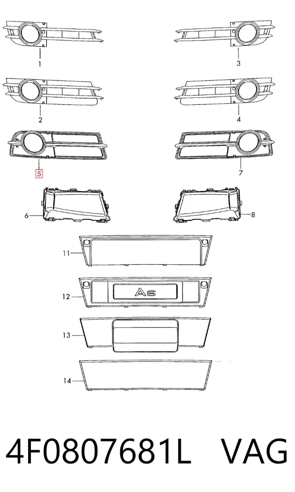  4F0807681L VAG