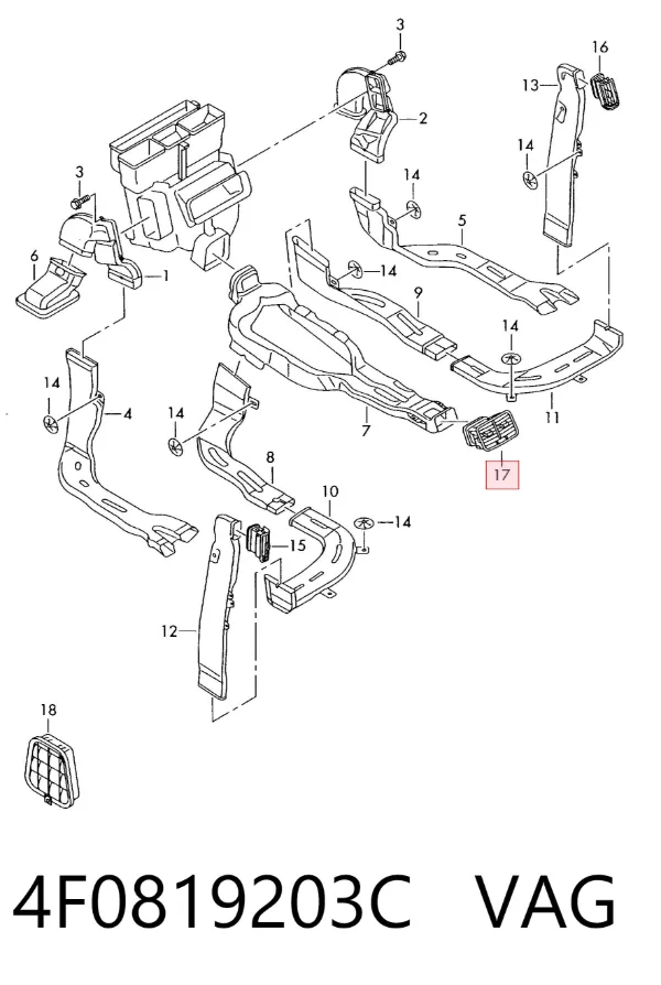  4F0819203C VAG
