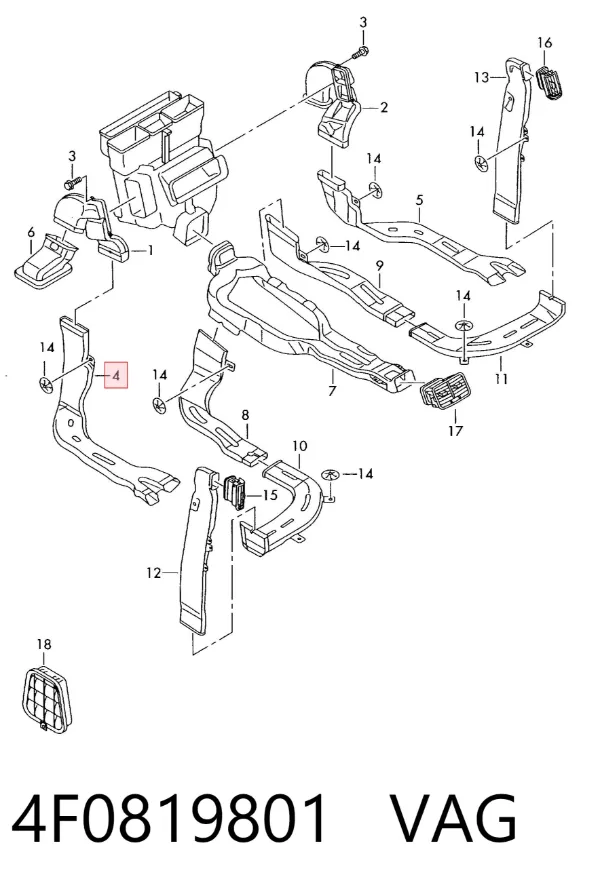  4F0819801 VAG