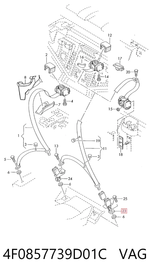  4F0857739D01C VAG