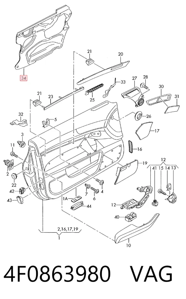 4F0863980 VAG