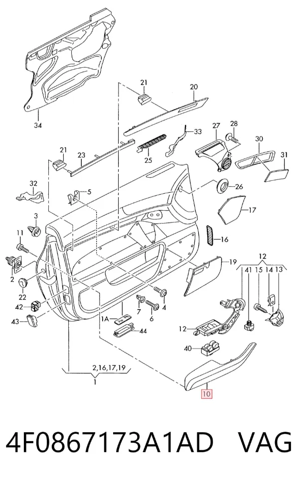  4F0867173A1AD VAG