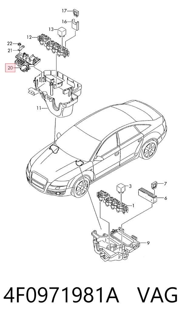  4F0971981A VAG