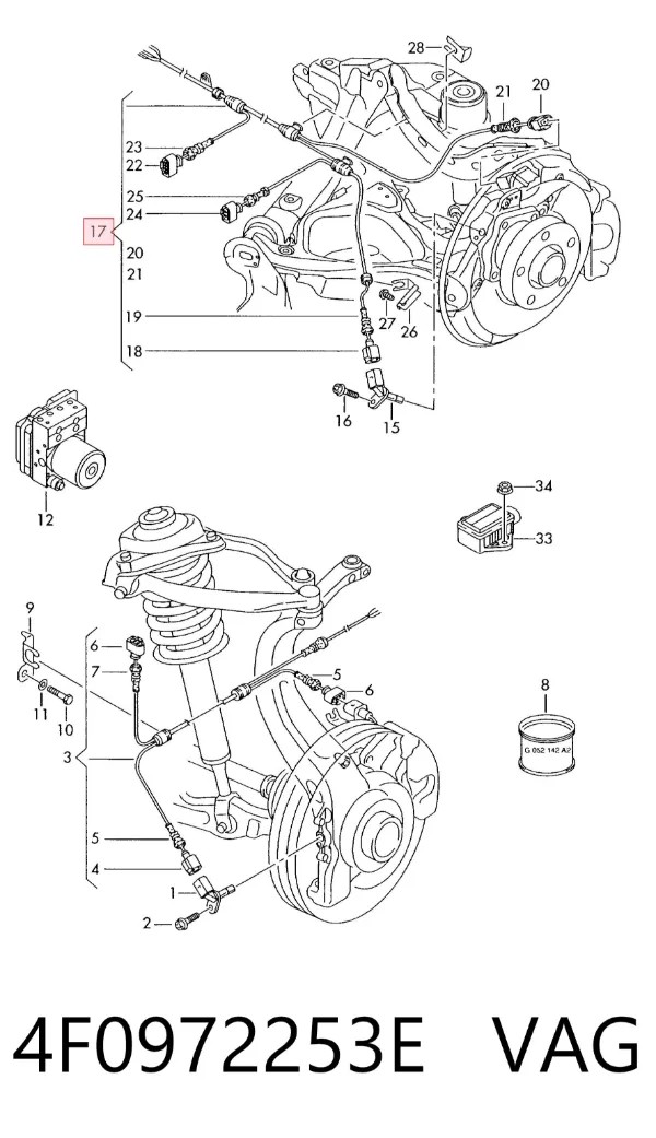  4F0972253E VAG