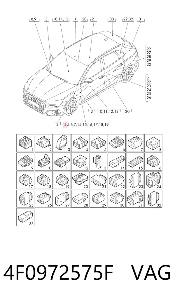  4F0972575F VAG