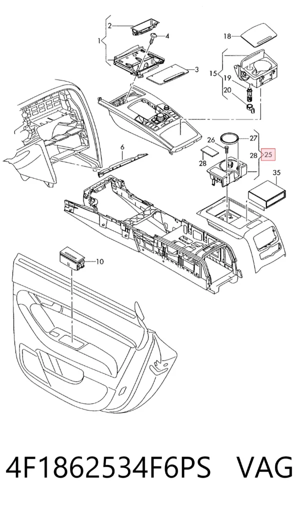  4F1862534F6PS VAG