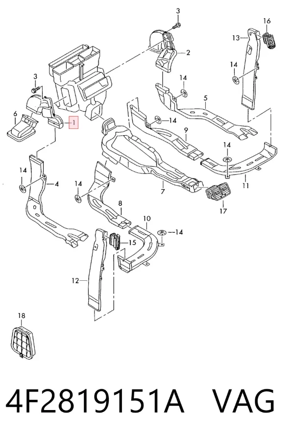  4F2819151A VAG