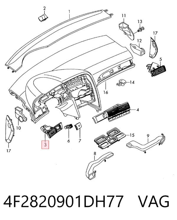  4F2820901DH77 VAG