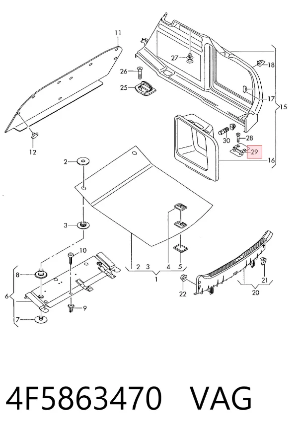  4F5863470 VAG