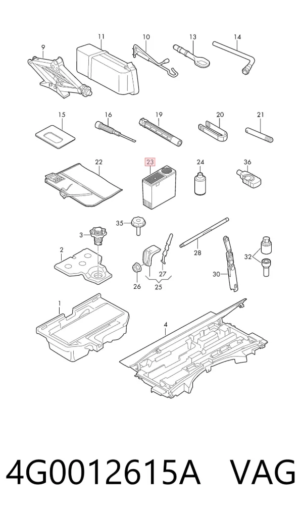  4G0012615A VAG