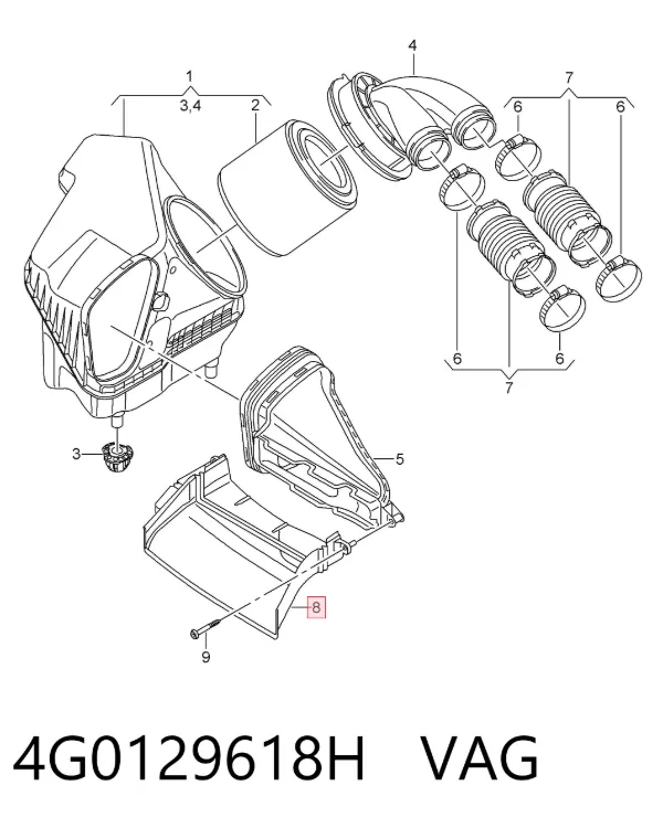  4G0129618H VAG