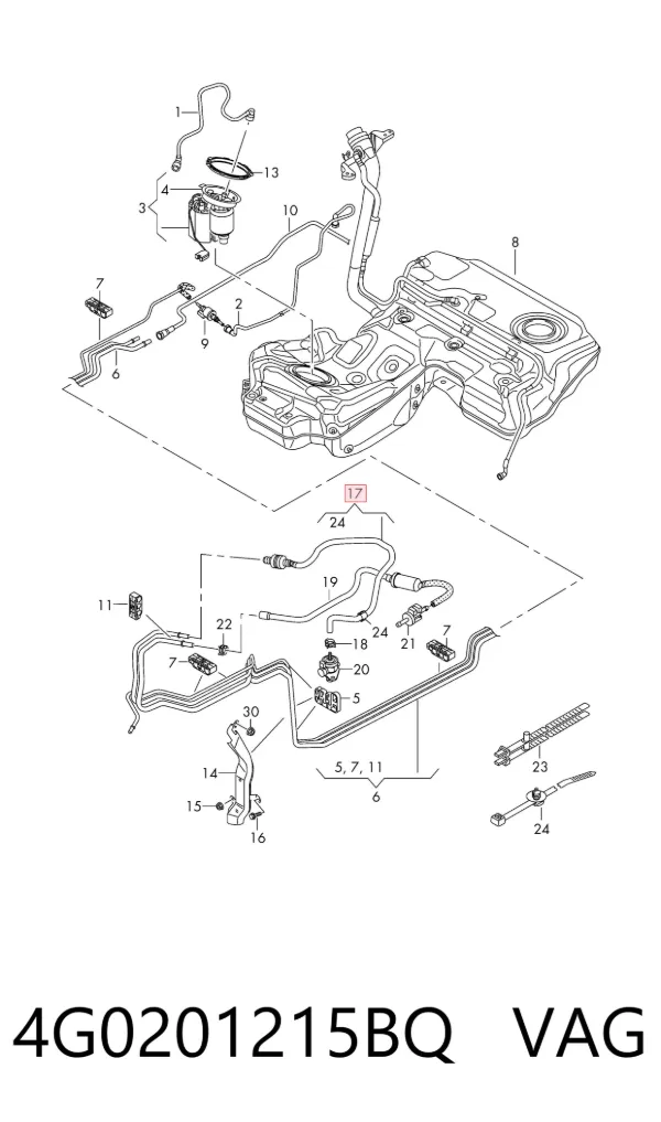  4G0201215BQ VAG