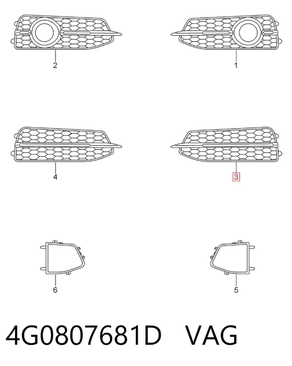  4G0807681D VAG