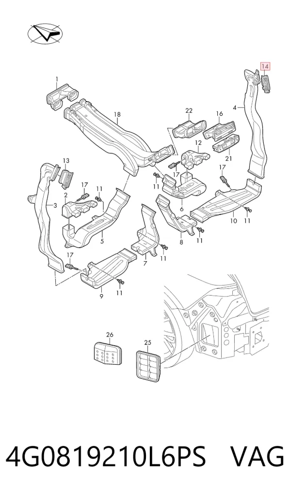  4G0819210L6PS VAG