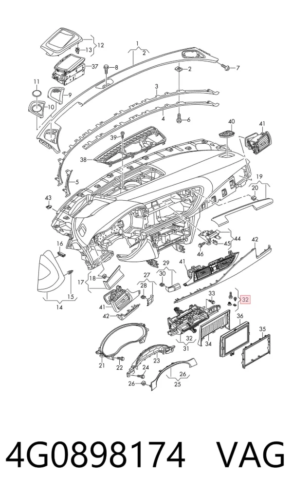  4G0898174 VAG