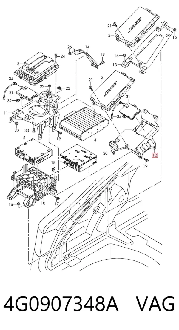  4G0907348A VAG