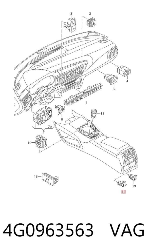  4G0963563 VAG