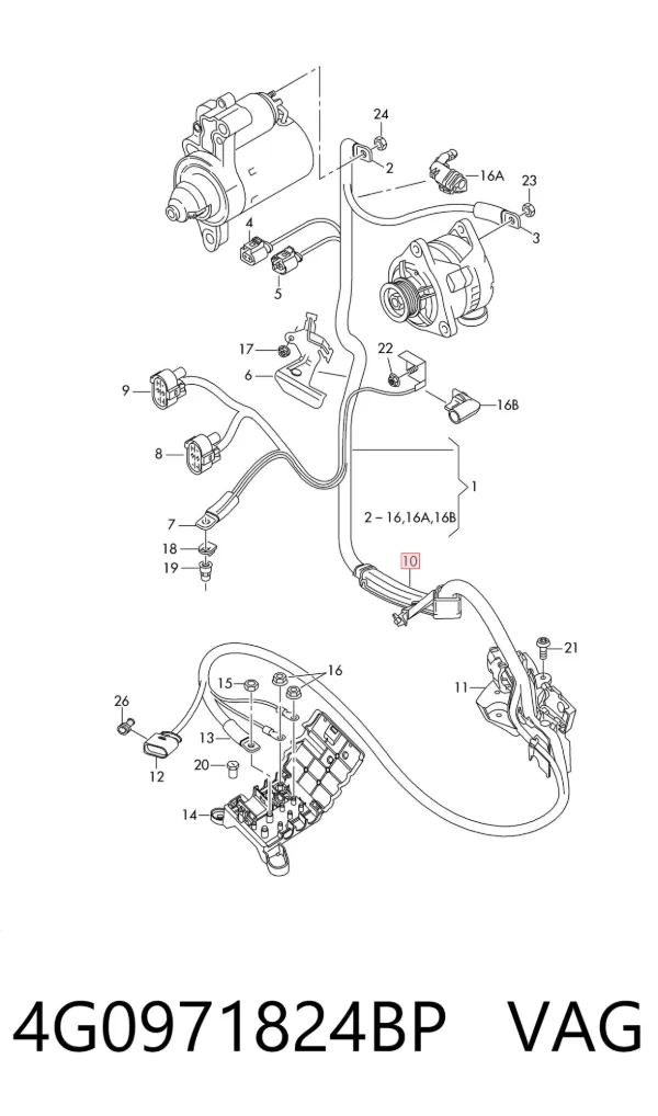  4G0971824BP VAG
