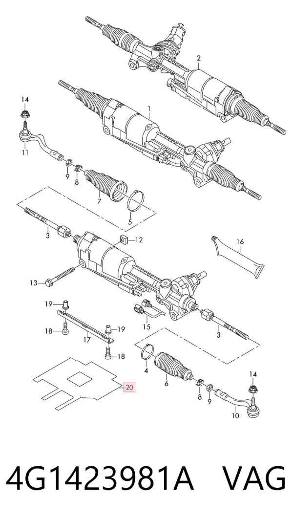  4G1423981A VAG
