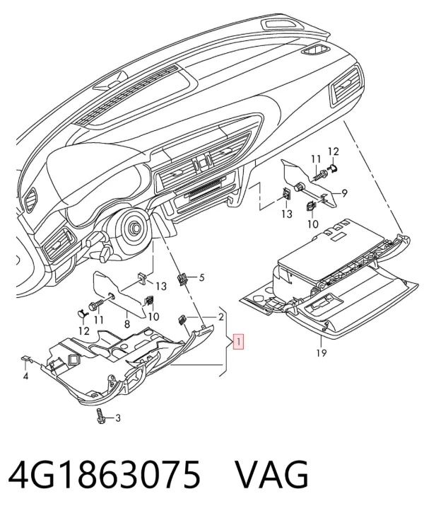  4G1863075 VAG