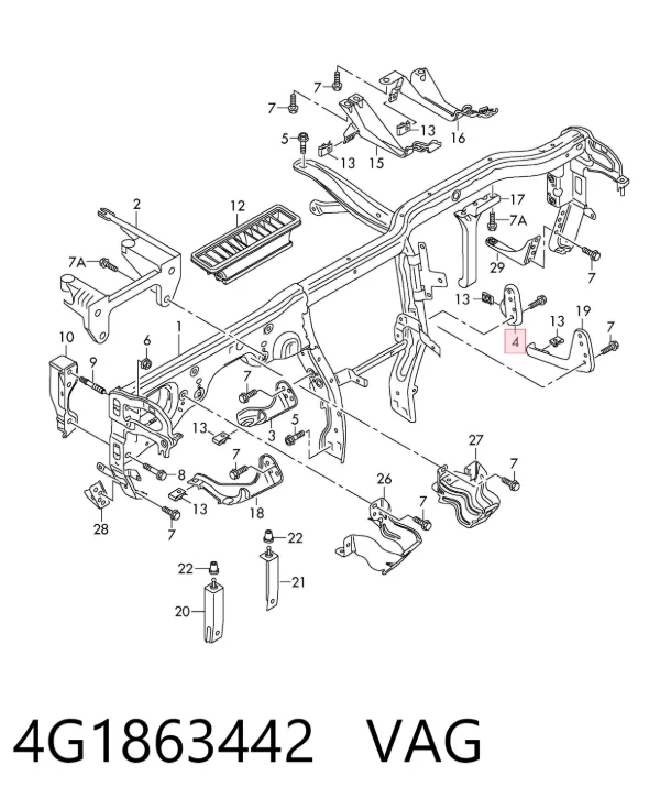  4G1863442 VAG